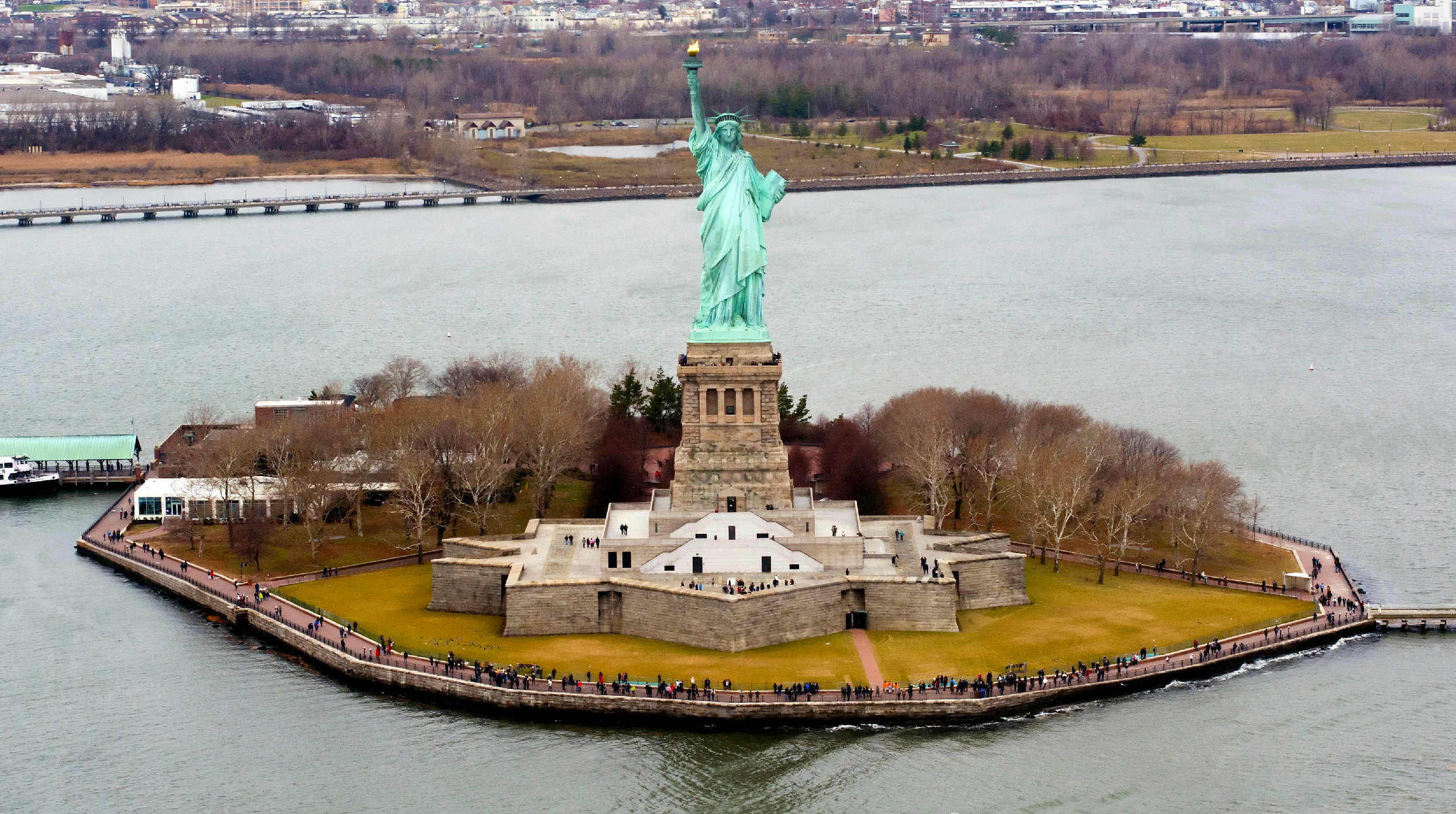 Liberty Island and the Statue of Enlightenment